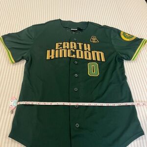 Nickelodeon Earth Kingdom Kids Dark Green Jersey